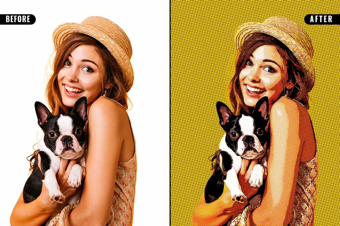 29 Comic Photoshop Templates Collection - Photoboto