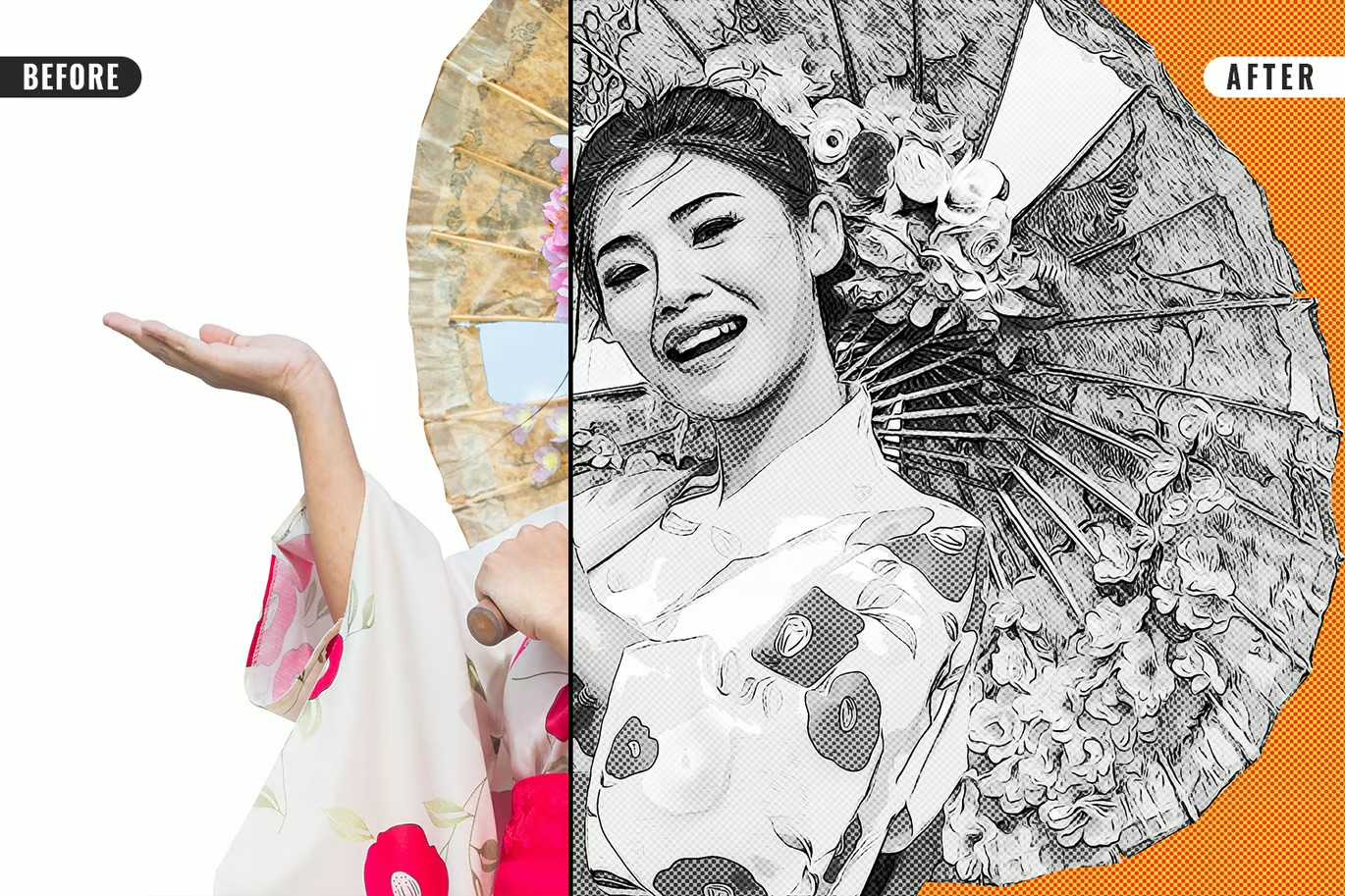 29 Comic Photoshop Templates Collection - Photoboto