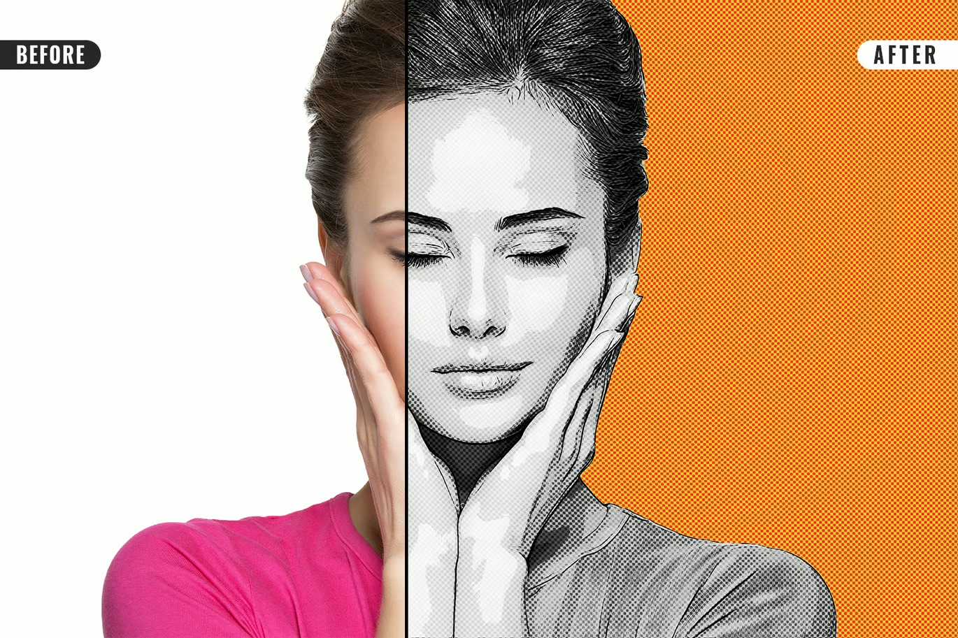 29 Comic Photoshop Templates Collection - Photoboto