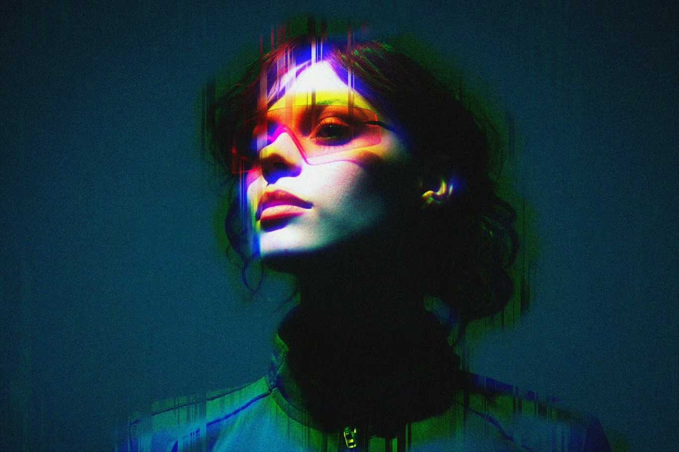 23-In-1 Cyber Tech Photoshop Effects Bundle - Photoboto