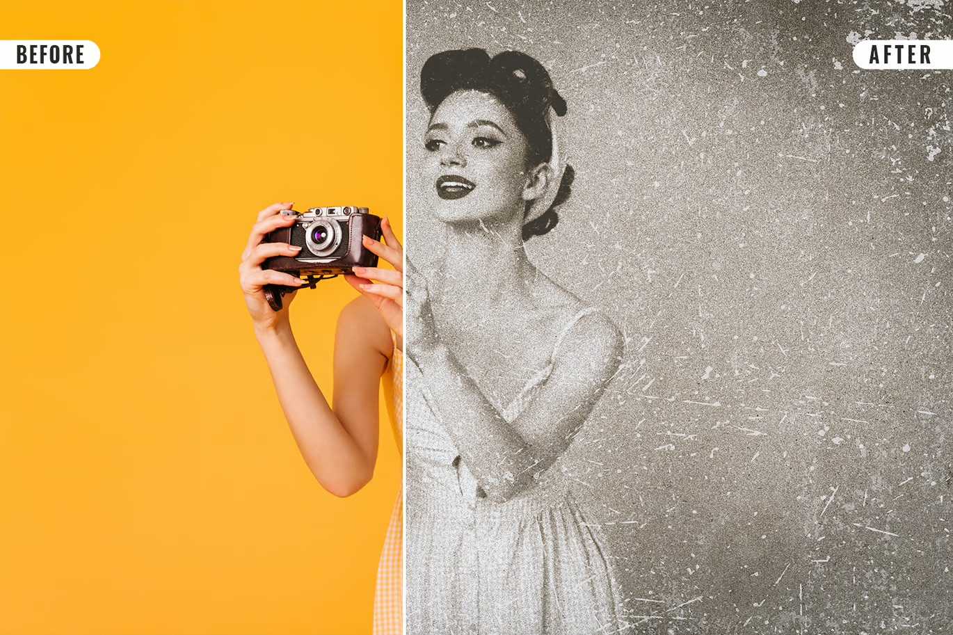 18 Charming Retro Photoshop Templates Bundle - Photoboto