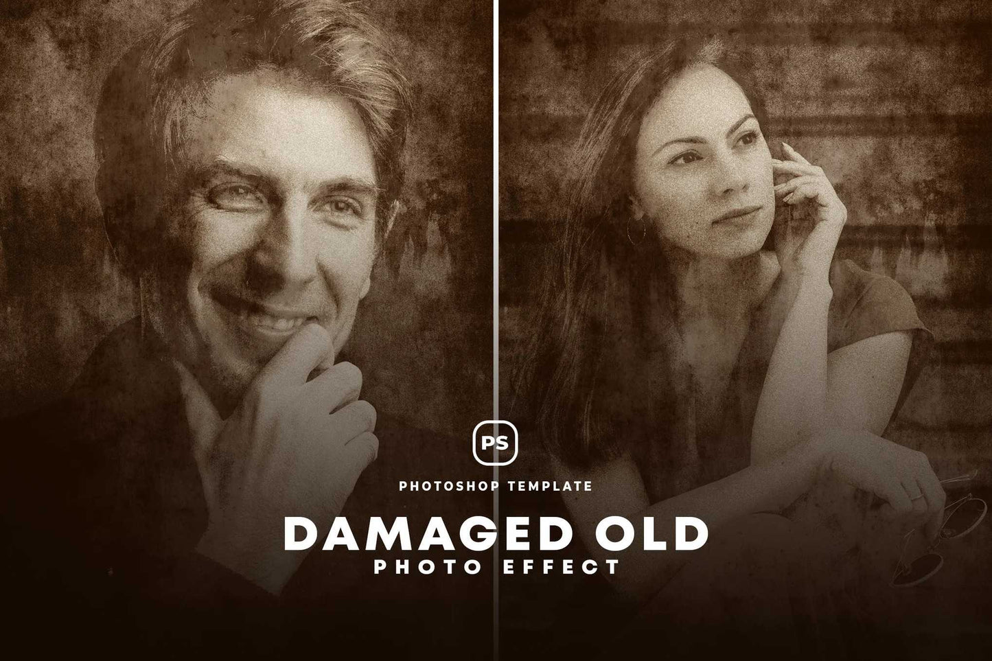 18 Charming Retro Photoshop Templates Bundle - Photoboto