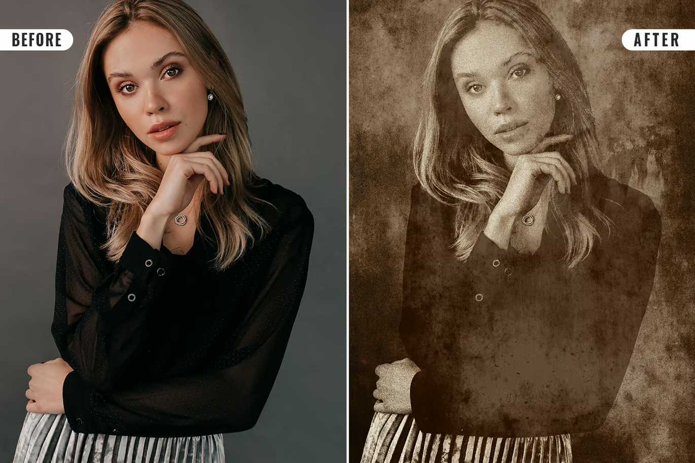 18 Charming Retro Photoshop Templates Bundle - Photoboto