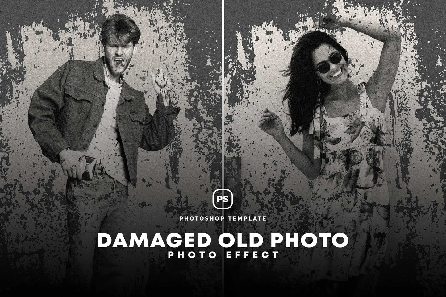 18 Charming Retro Photoshop Templates Bundle - Photoboto