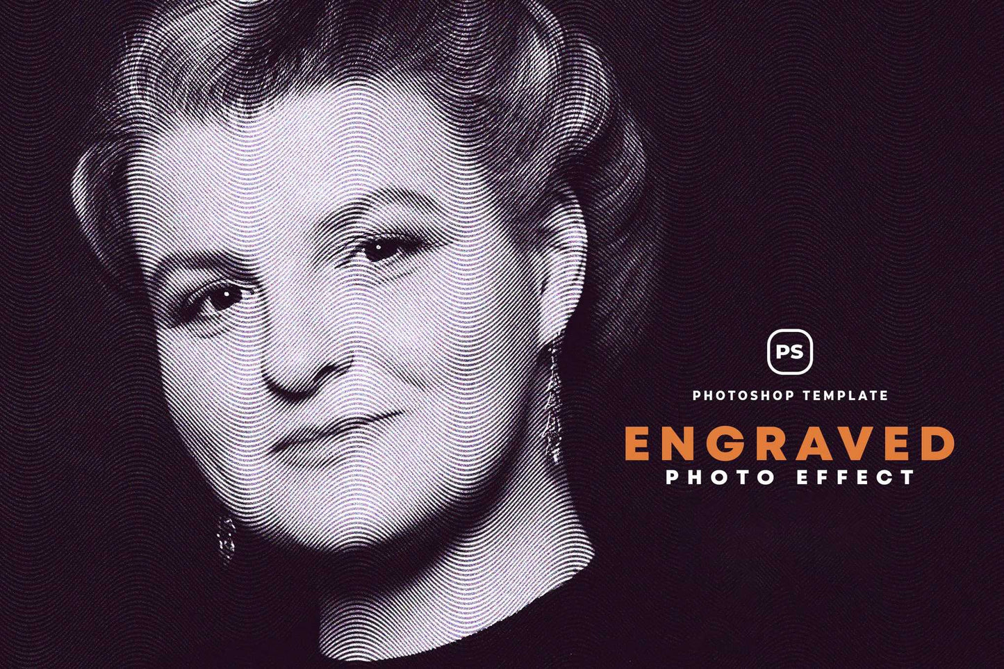 16 Retro Engraved Photoshop Templates Bundle - Photoboto