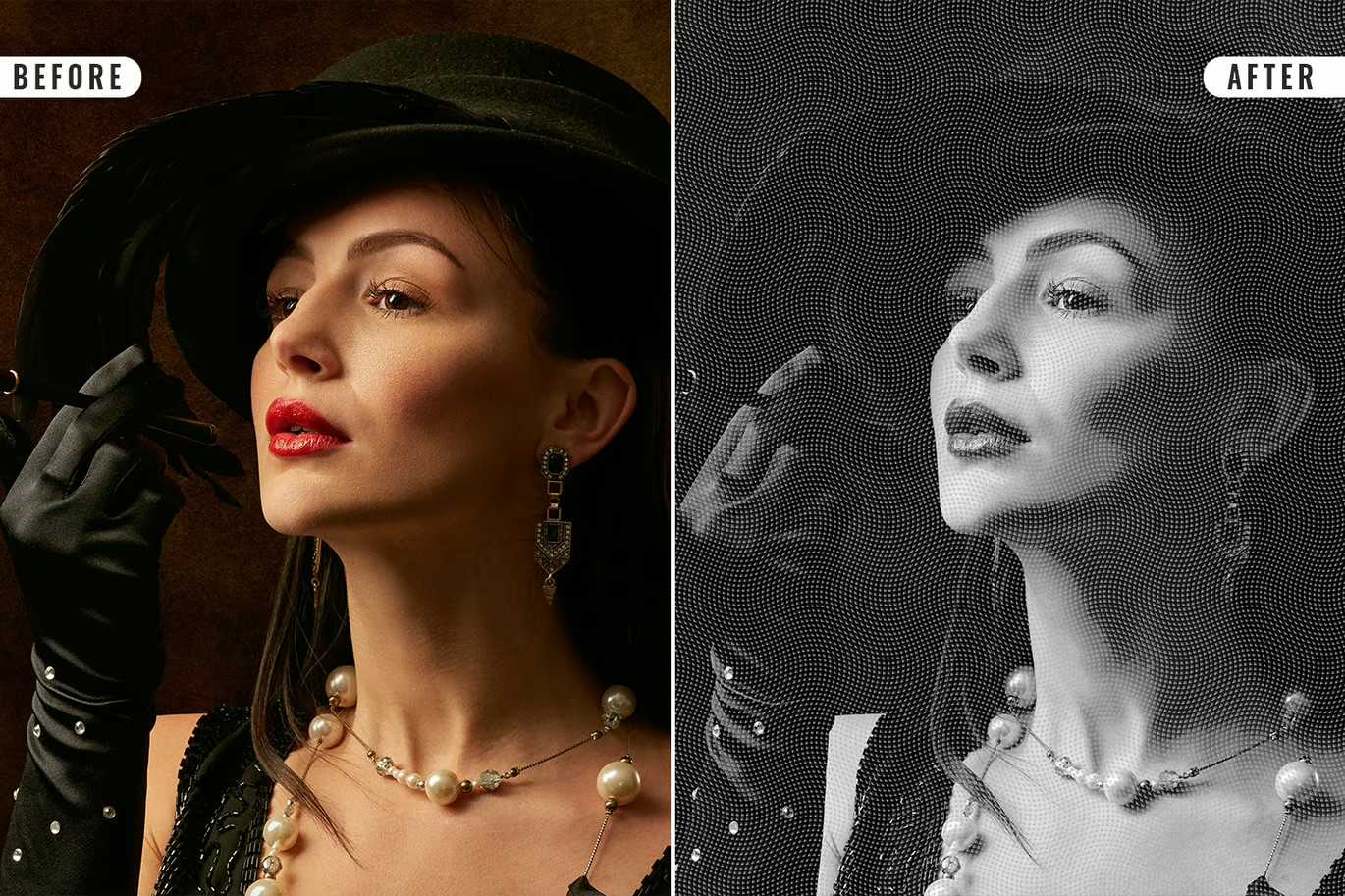 16 Retro Engraved Photoshop Templates Bundle - Photoboto