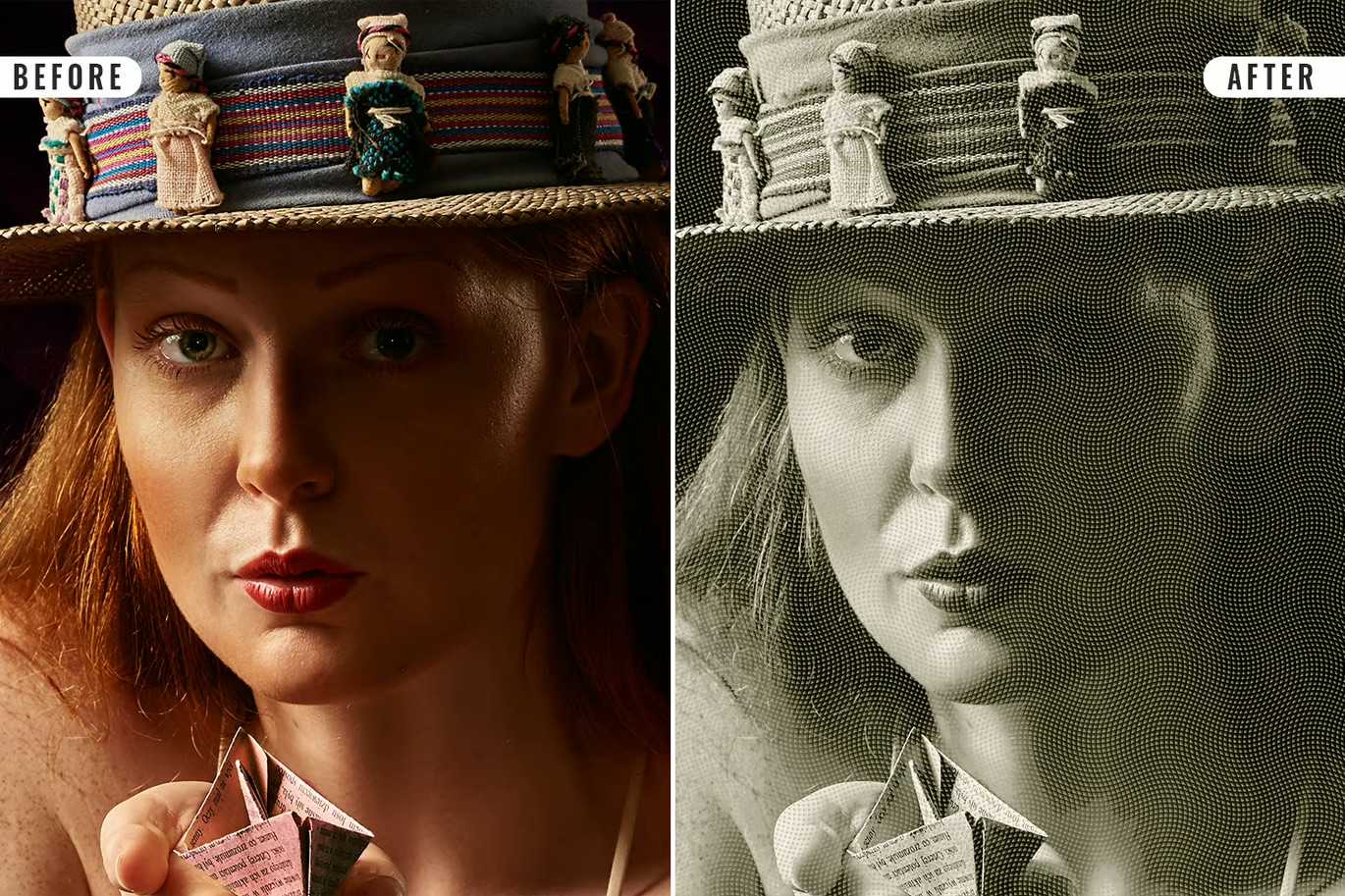 16 Retro Engraved Photoshop Templates Bundle - Photoboto