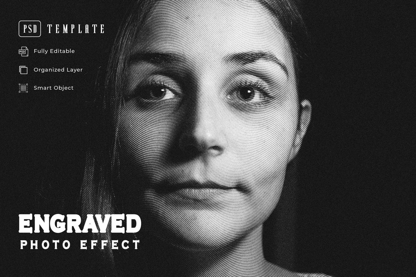 16 Retro Engraved Photoshop Templates Bundle - Photoboto