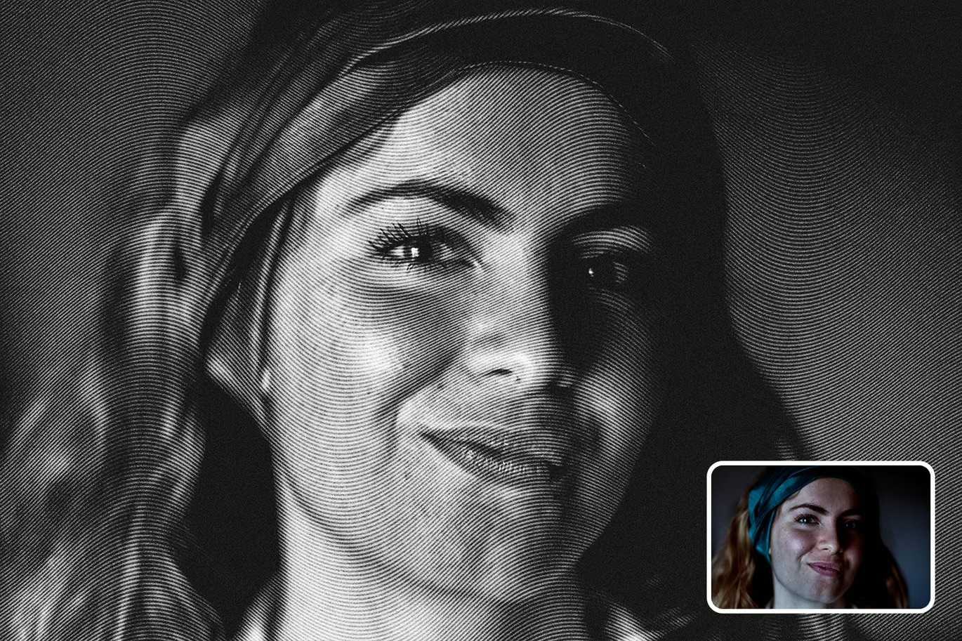 16 Retro Engraved Photoshop Templates Bundle - Photoboto