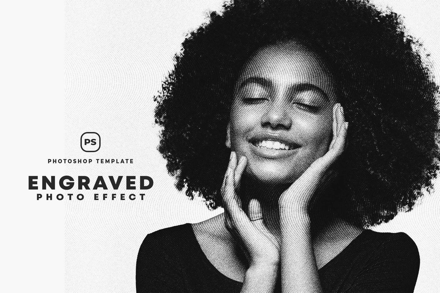 16 Retro Engraved Photoshop Templates Bundle - Photoboto