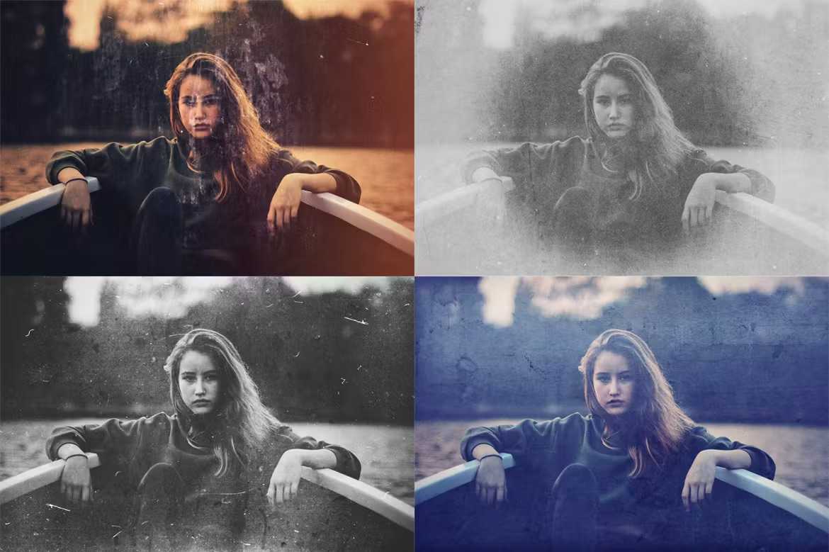 23-In-1 Retro Photoshop Templates Bundle - Photoboto