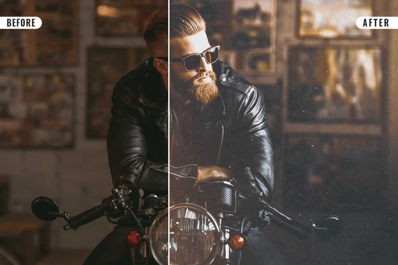 26 Grainy Photoshop Templates Collection - Photoboto