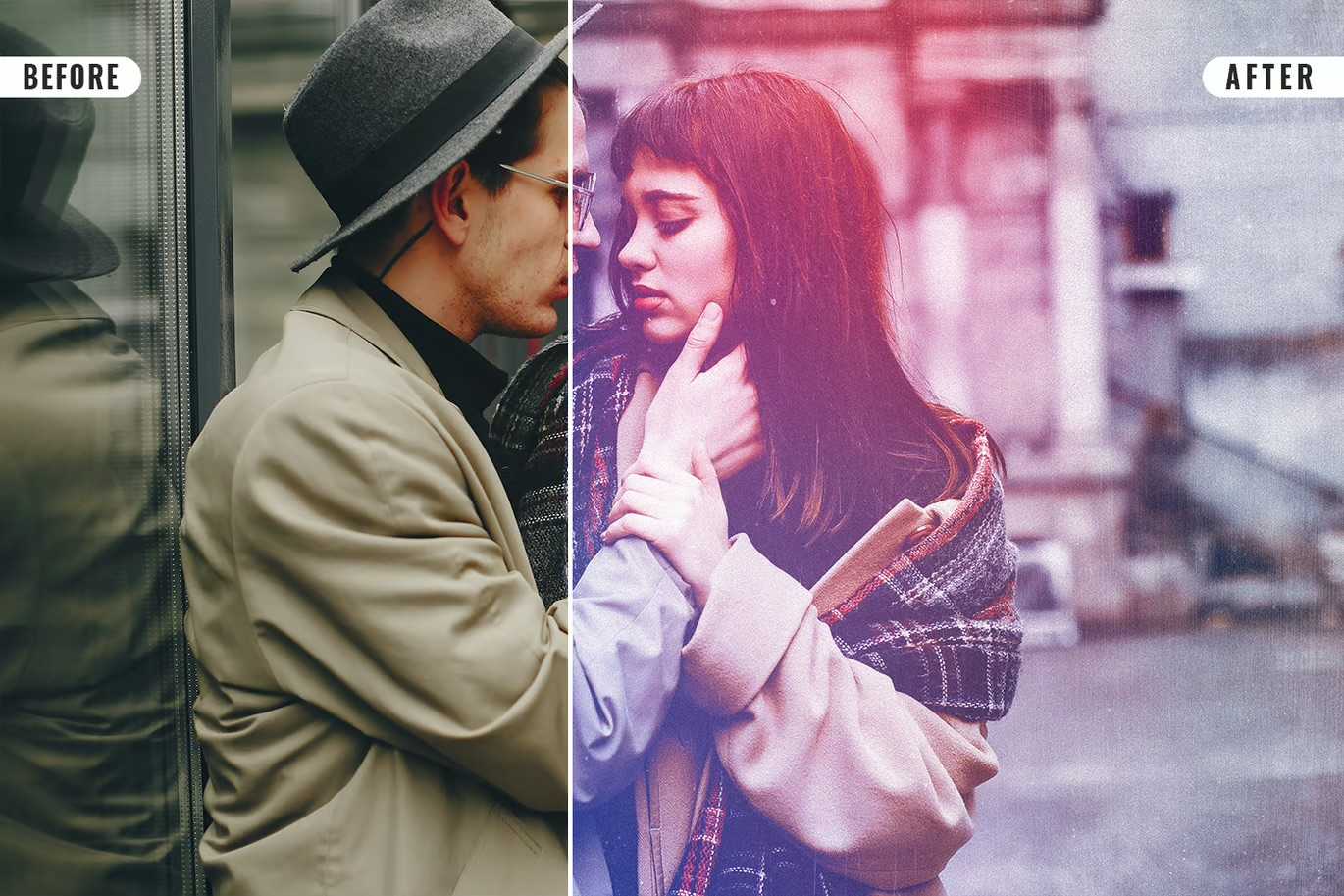 26 Grainy Photoshop Templates Collection - Photoboto