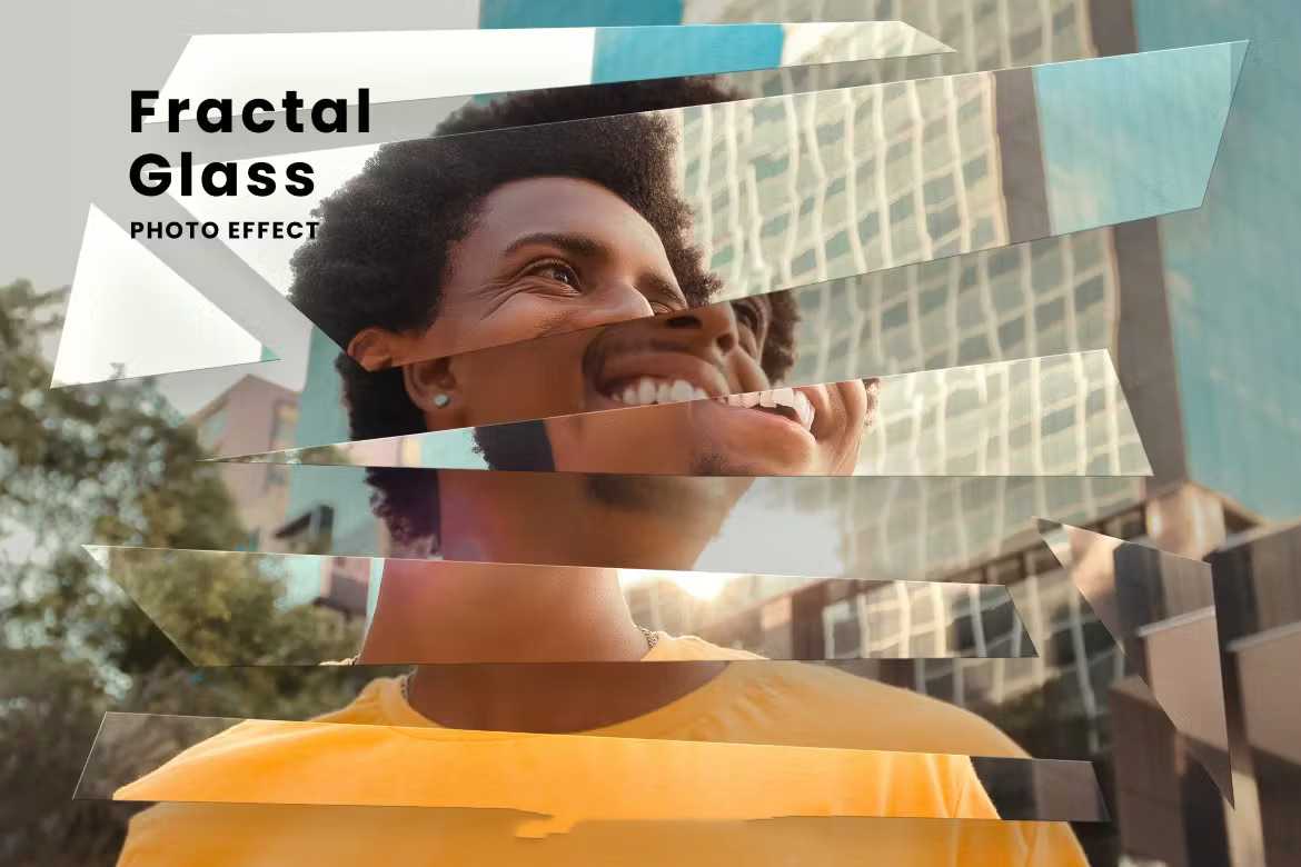 16 Glass Illusions Photoshop Templates Bundle - Photoboto