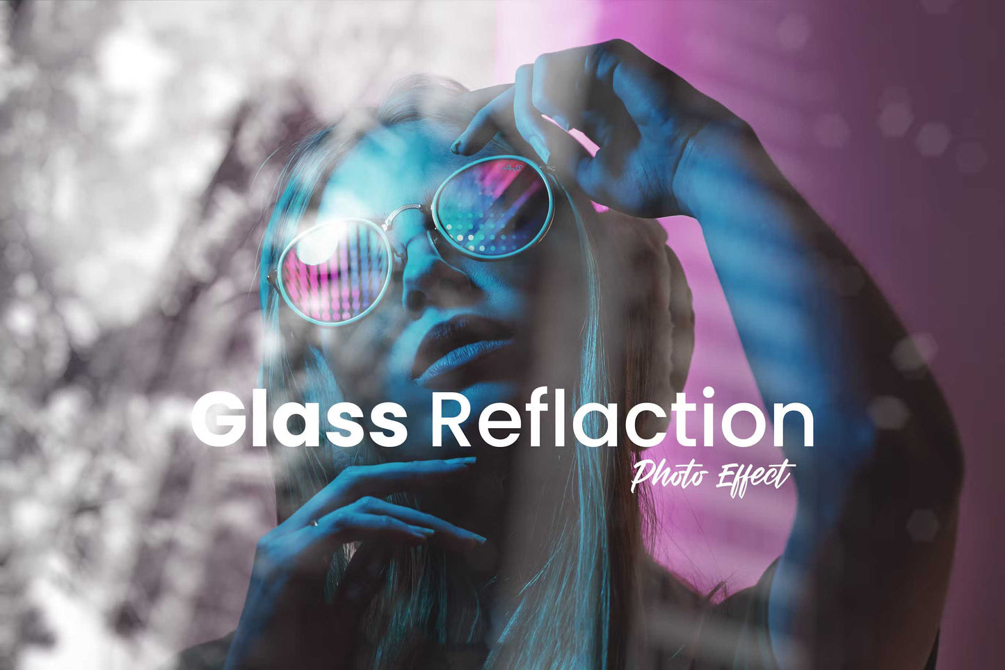 16 Glass Illusions Photoshop Templates Bundle - Photoboto
