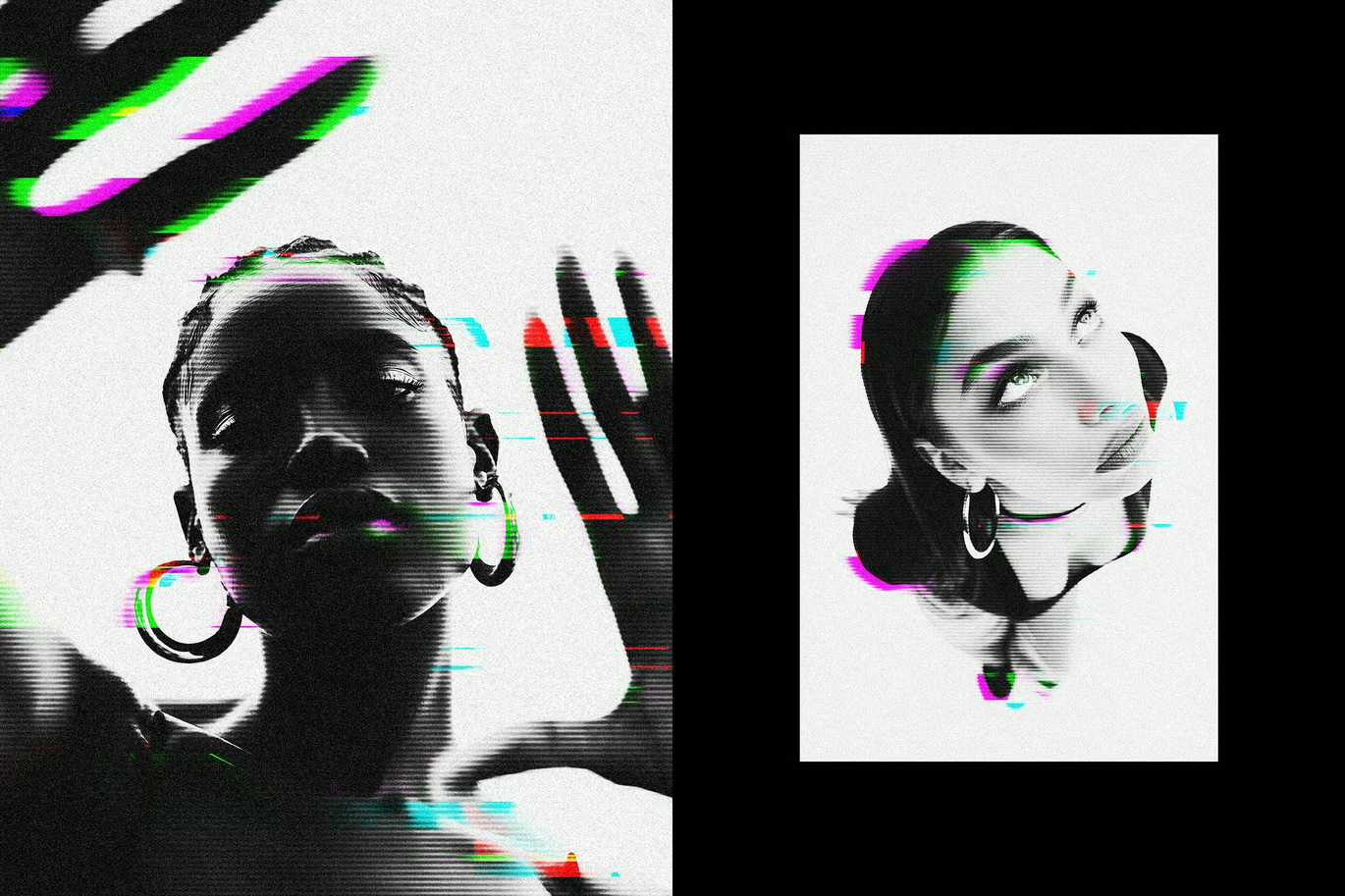 23-In-1 Cyber Tech Photoshop Effects Bundle - Photoboto