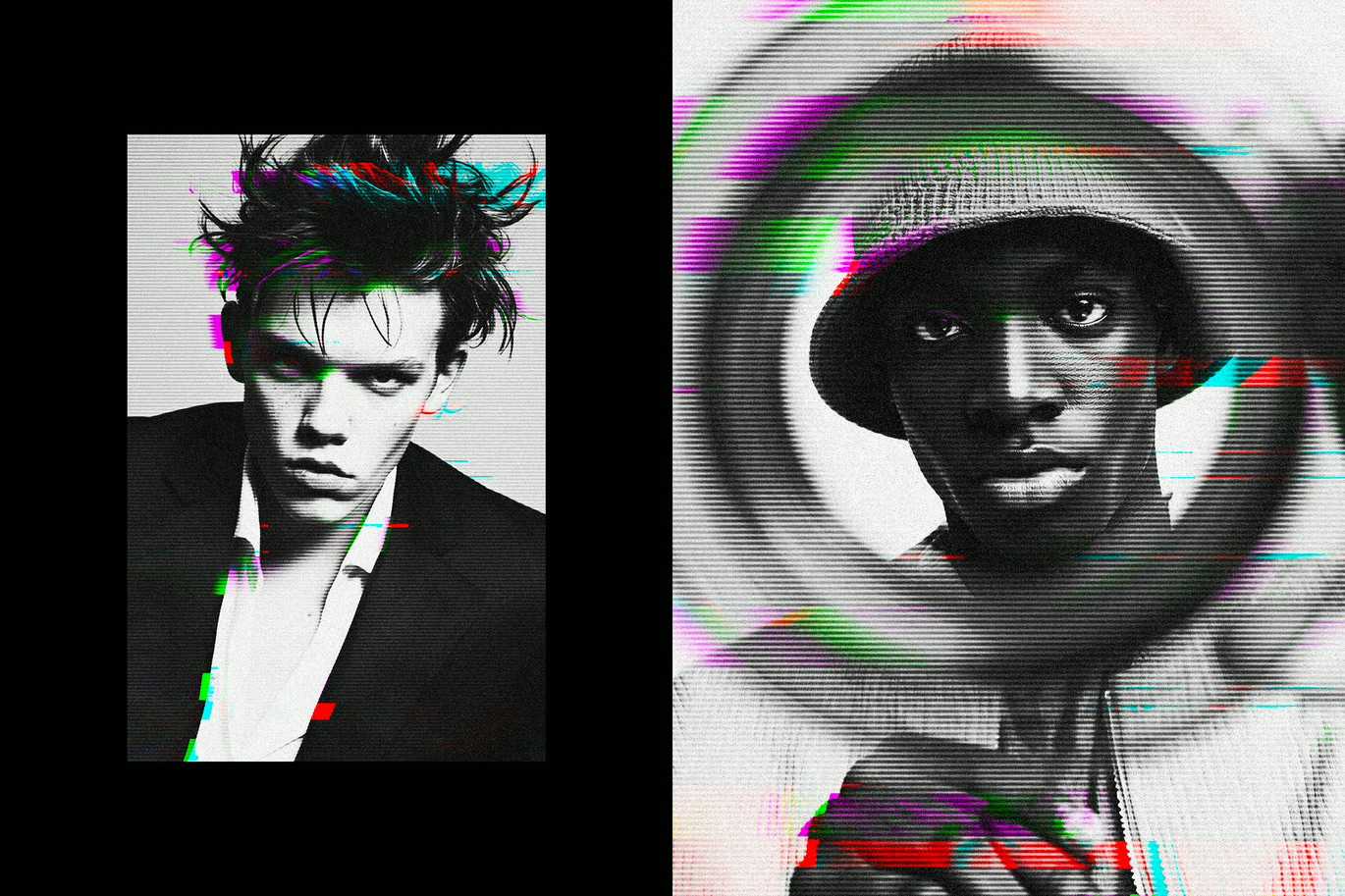 23-In-1 Cyber Tech Photoshop Effects Bundle - Photoboto