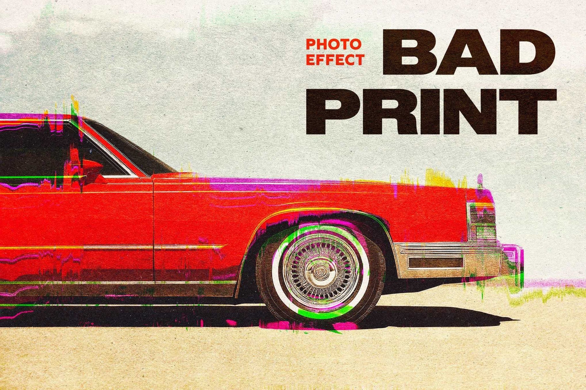21 Retro Print Photoshop Effects Bundle - Photoboto