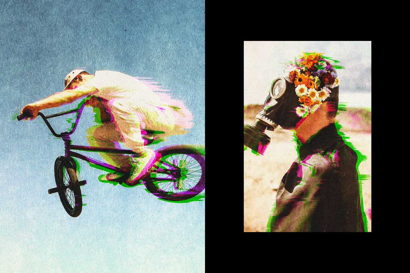 21 Retro Print Photoshop Effects Bundle - Photoboto