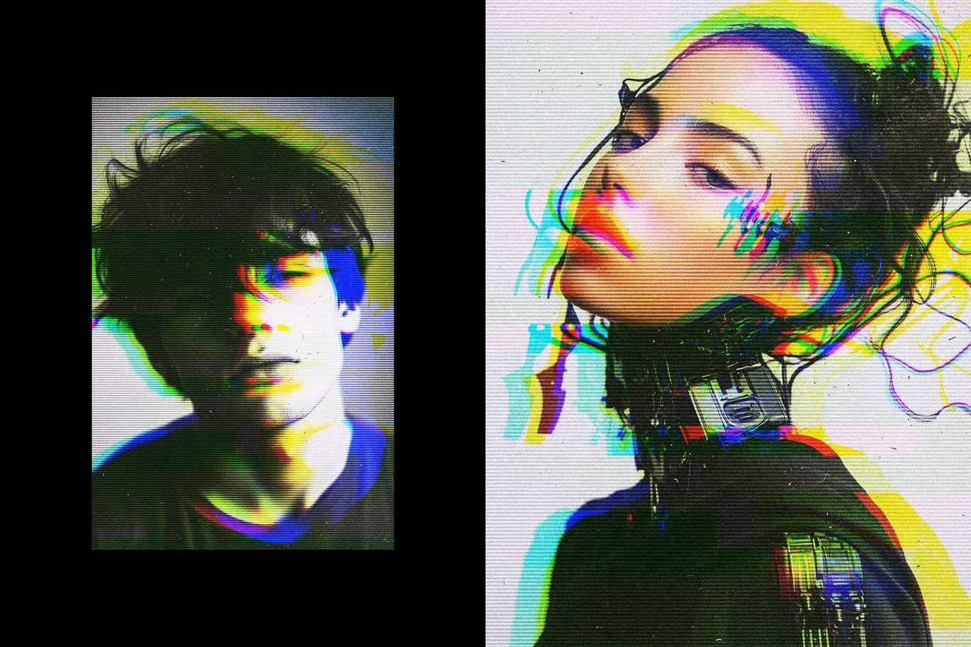 23-In-1 Cyber Tech Photoshop Effects Bundle - Photoboto