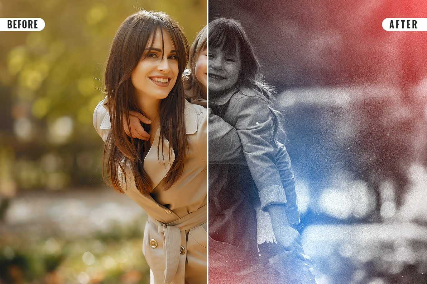 26 Grainy Photoshop Templates Collection - Photoboto