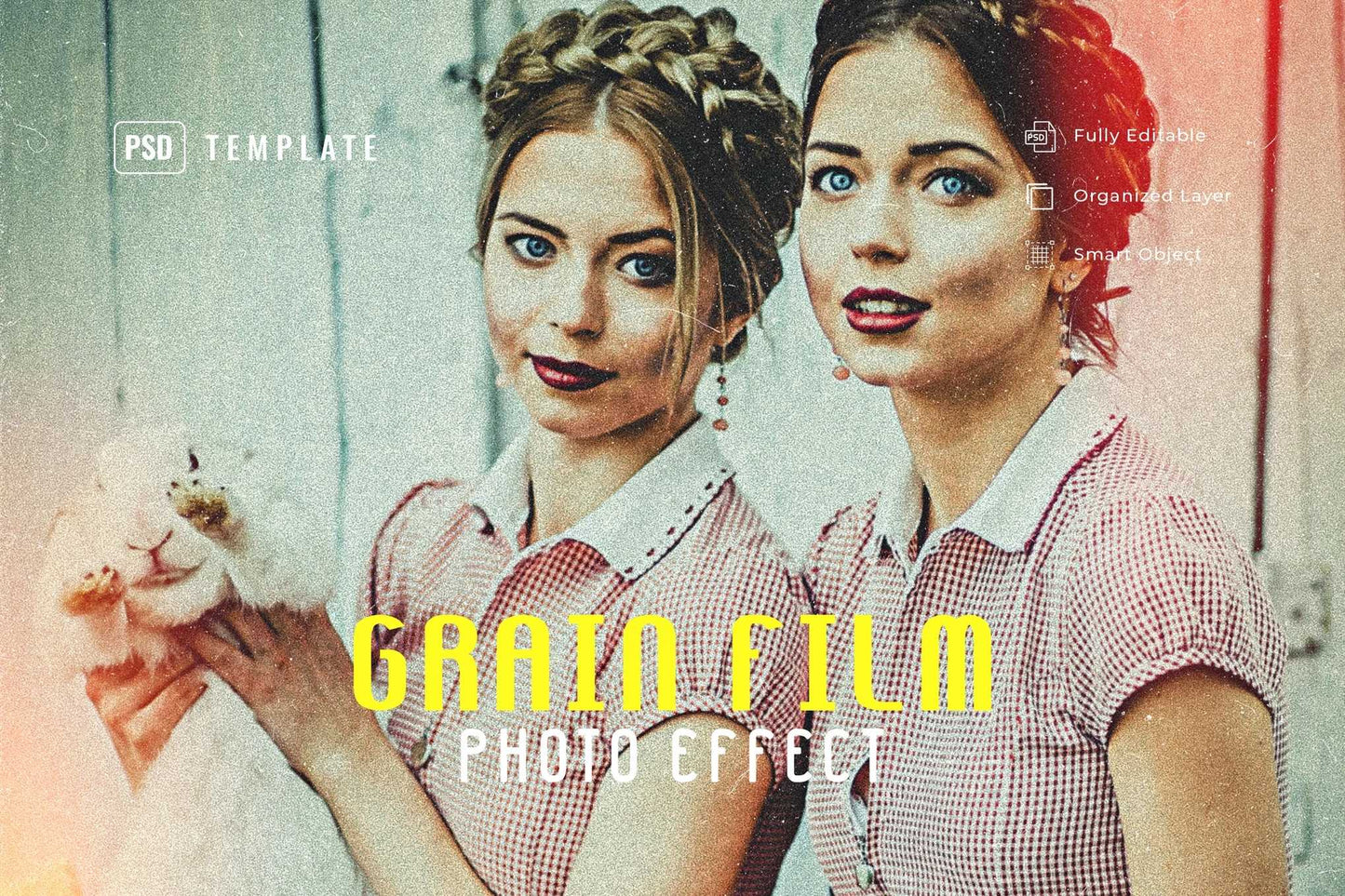 26 Grainy Photoshop Templates Collection - Photoboto