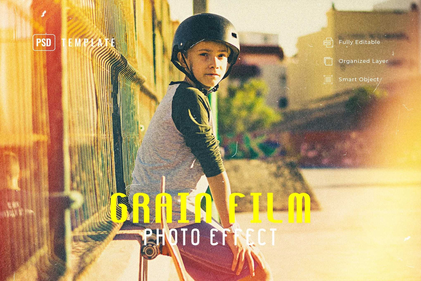 26 Grainy Photoshop Templates Collection - Photoboto