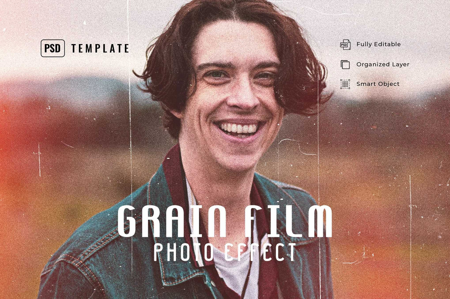 26 Grainy Photoshop Templates Collection - Photoboto