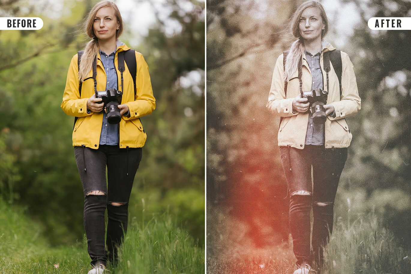 26 Grainy Photoshop Templates Collection - Photoboto