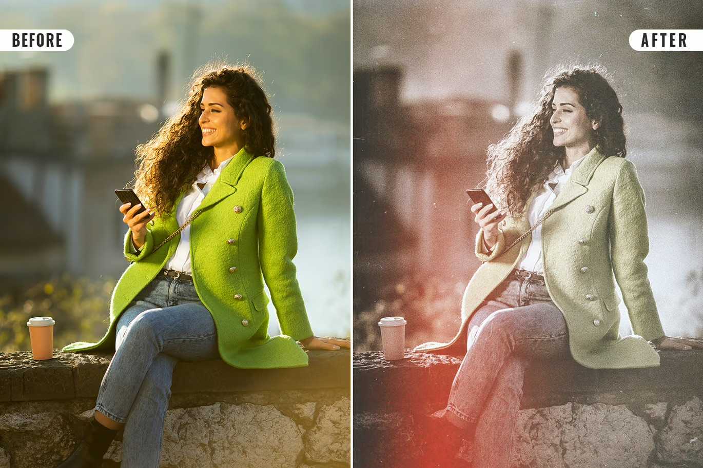 26 Grainy Photoshop Templates Collection - Photoboto