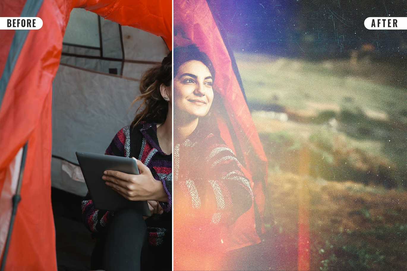 26 Grainy Photoshop Templates Collection - Photoboto