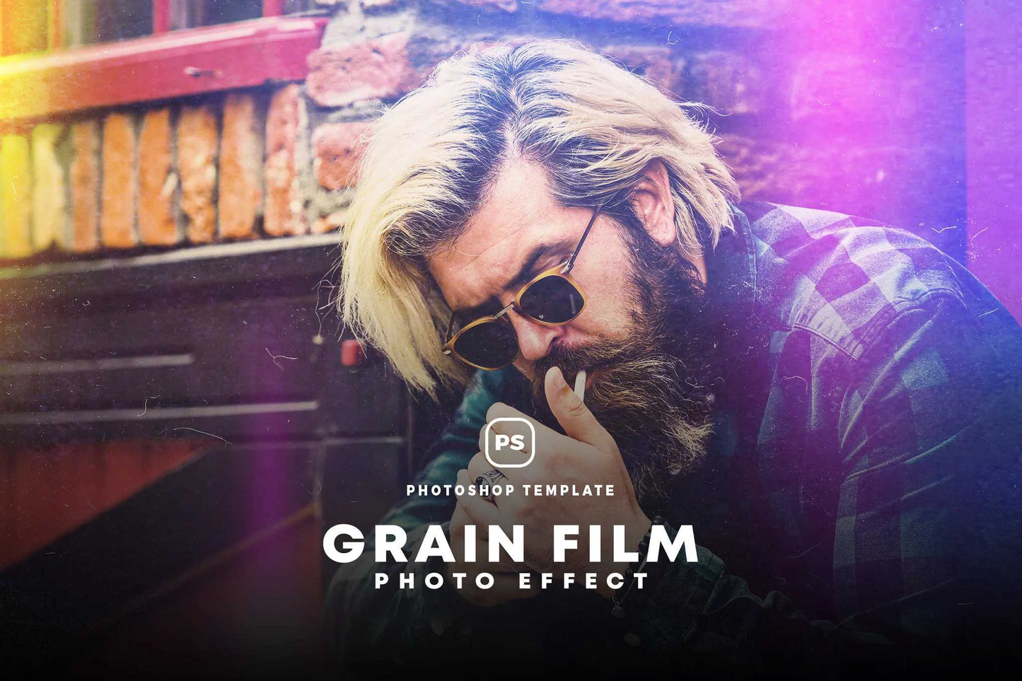 26 Grainy Photoshop Templates Collection - Photoboto