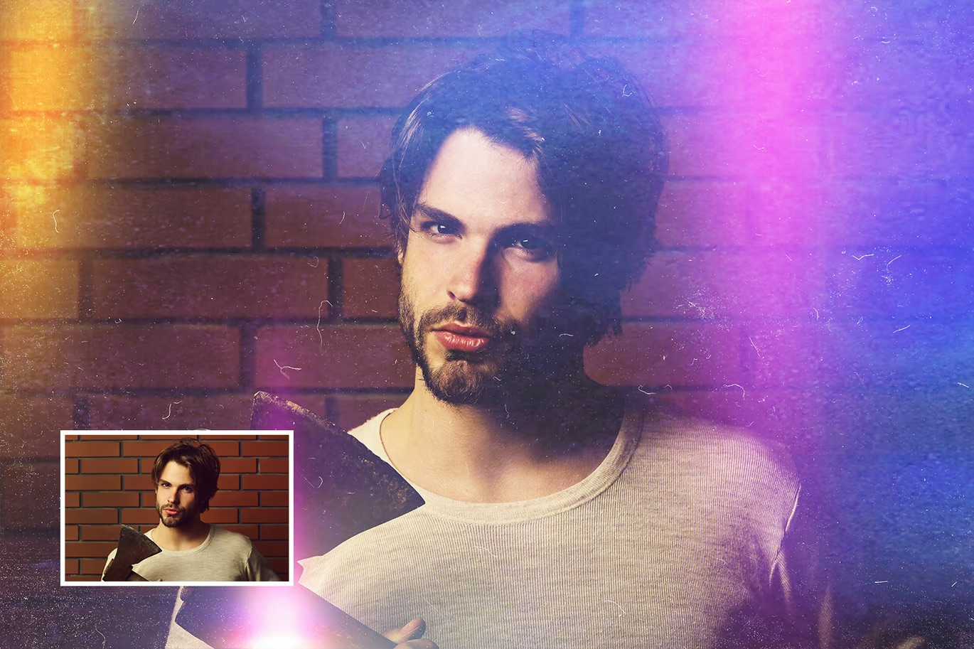 26 Grainy Photoshop Templates Collection - Photoboto