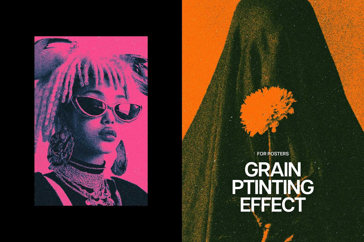 21 Screenprint Photoshop Effects Bundle