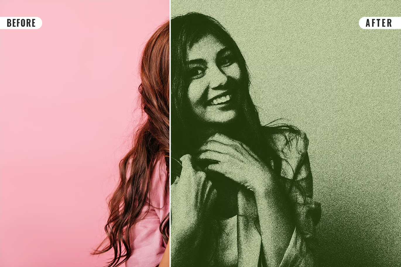 26 Grainy Photoshop Templates Collection - Photoboto