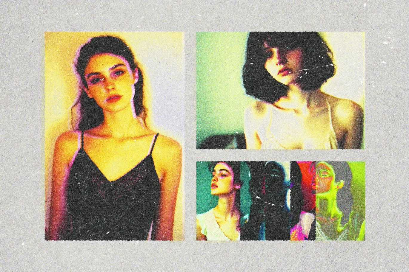 21 Screenprint Photoshop Effects Bundle - Photoboto