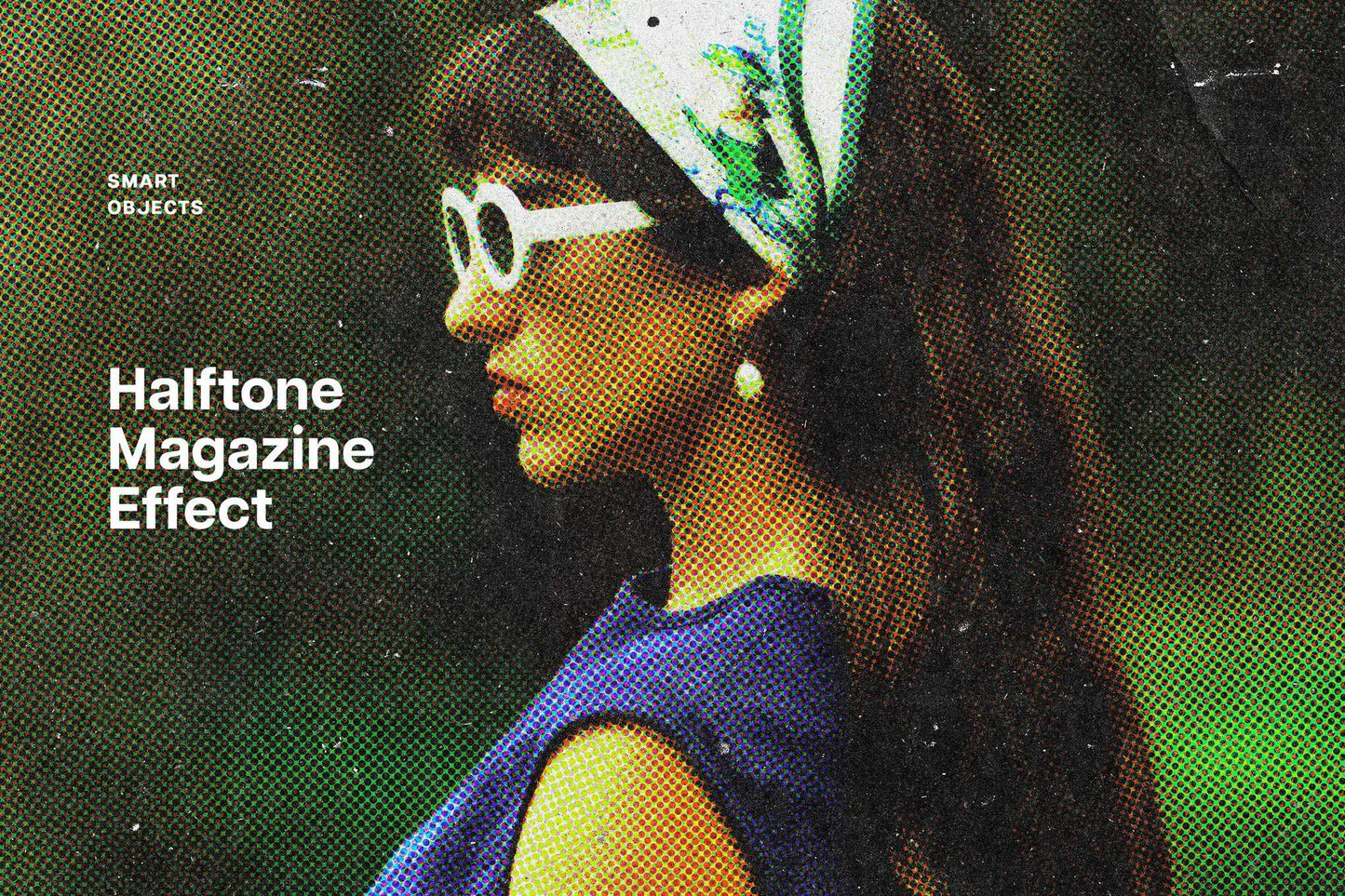 22 Classy Halftone Photoshop Effects Bundle
