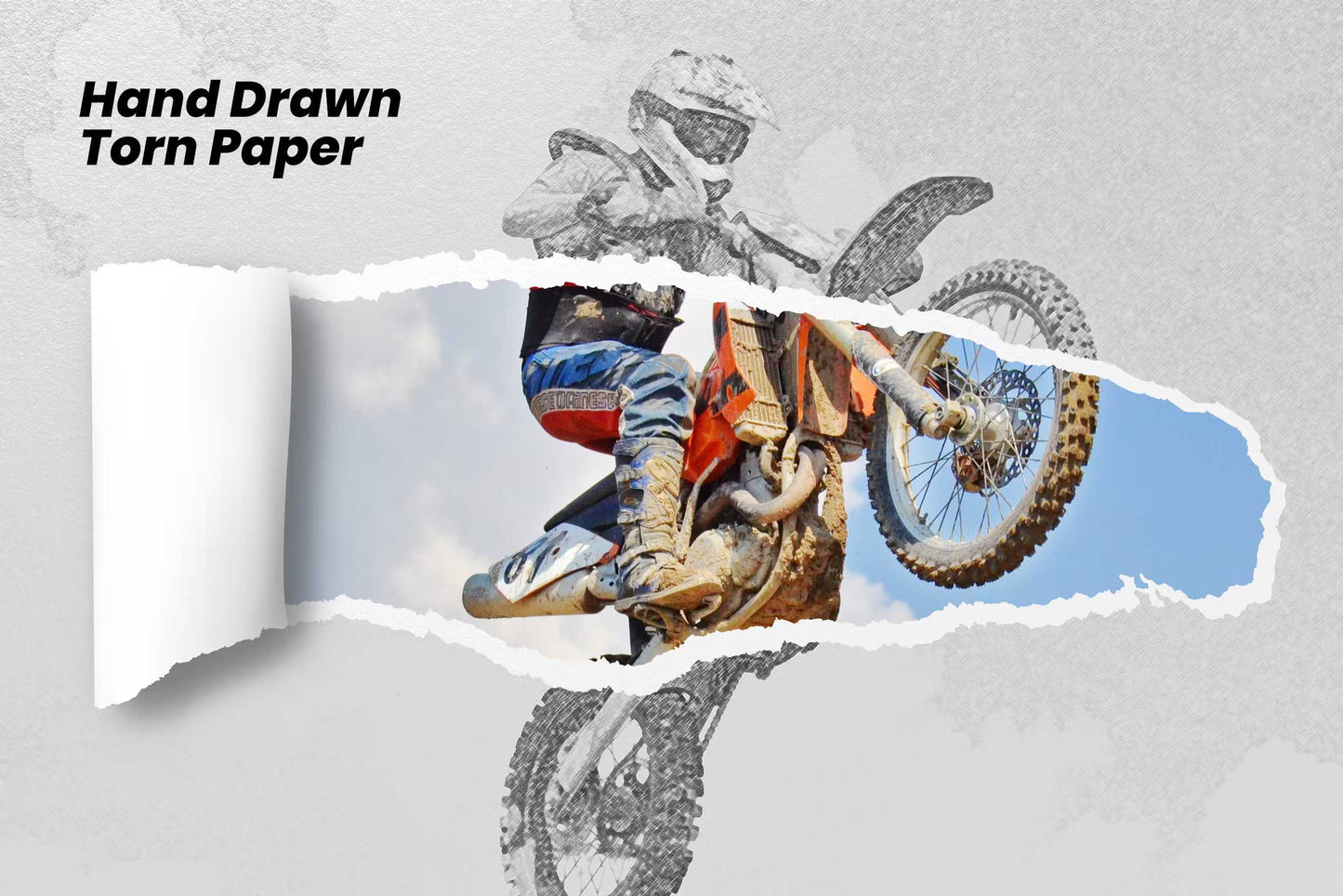 34 Torn Paper Photoshop Templates Bundle - Photoboto