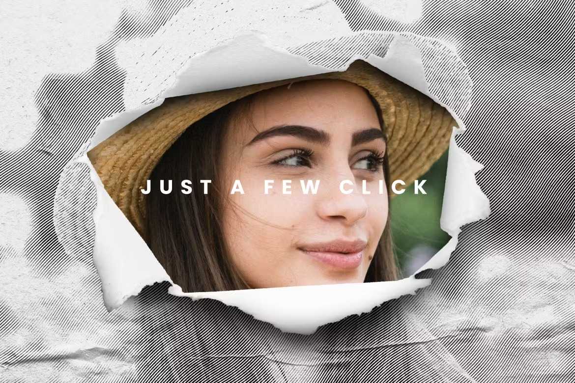 34 Torn Paper Photoshop Templates Bundle - Photoboto