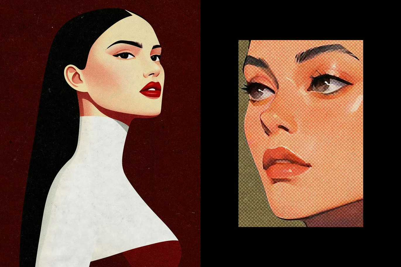 21 Retro Print Photoshop Effects Bundle - Photoboto