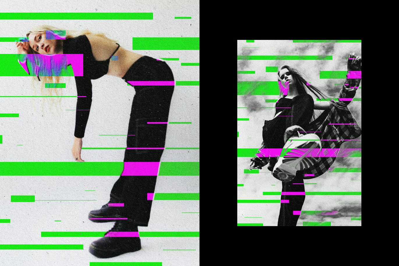 23-In-1 Cyber Tech Photoshop Effects Bundle - Photoboto