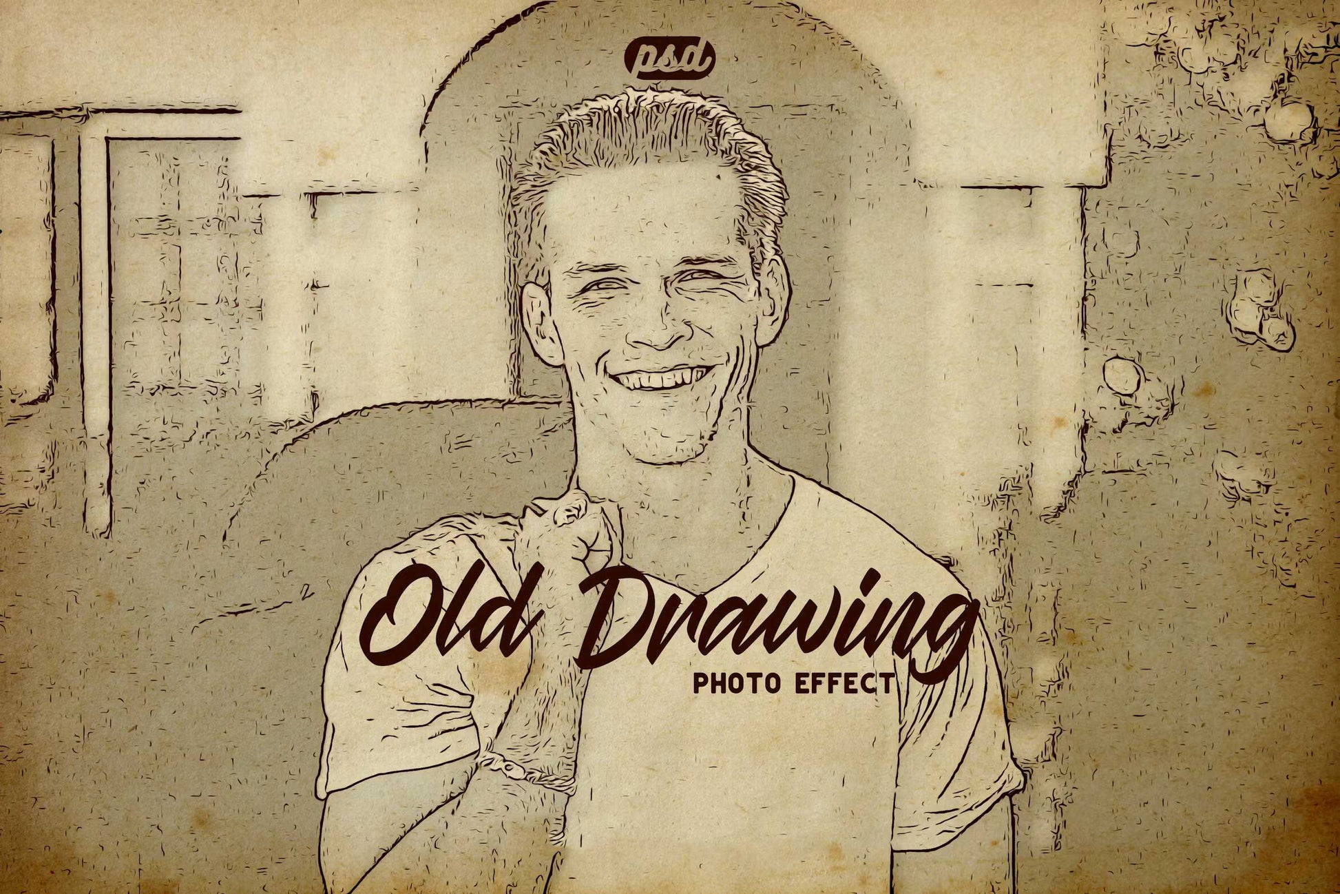 16 Old School Photoshop Templates Bundle - Photoboto