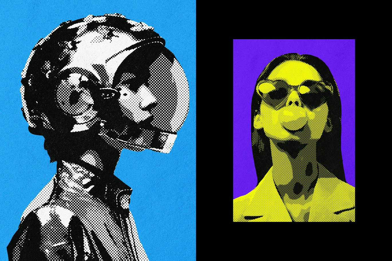 21 Retro Print Photoshop Effects Bundle - Photoboto