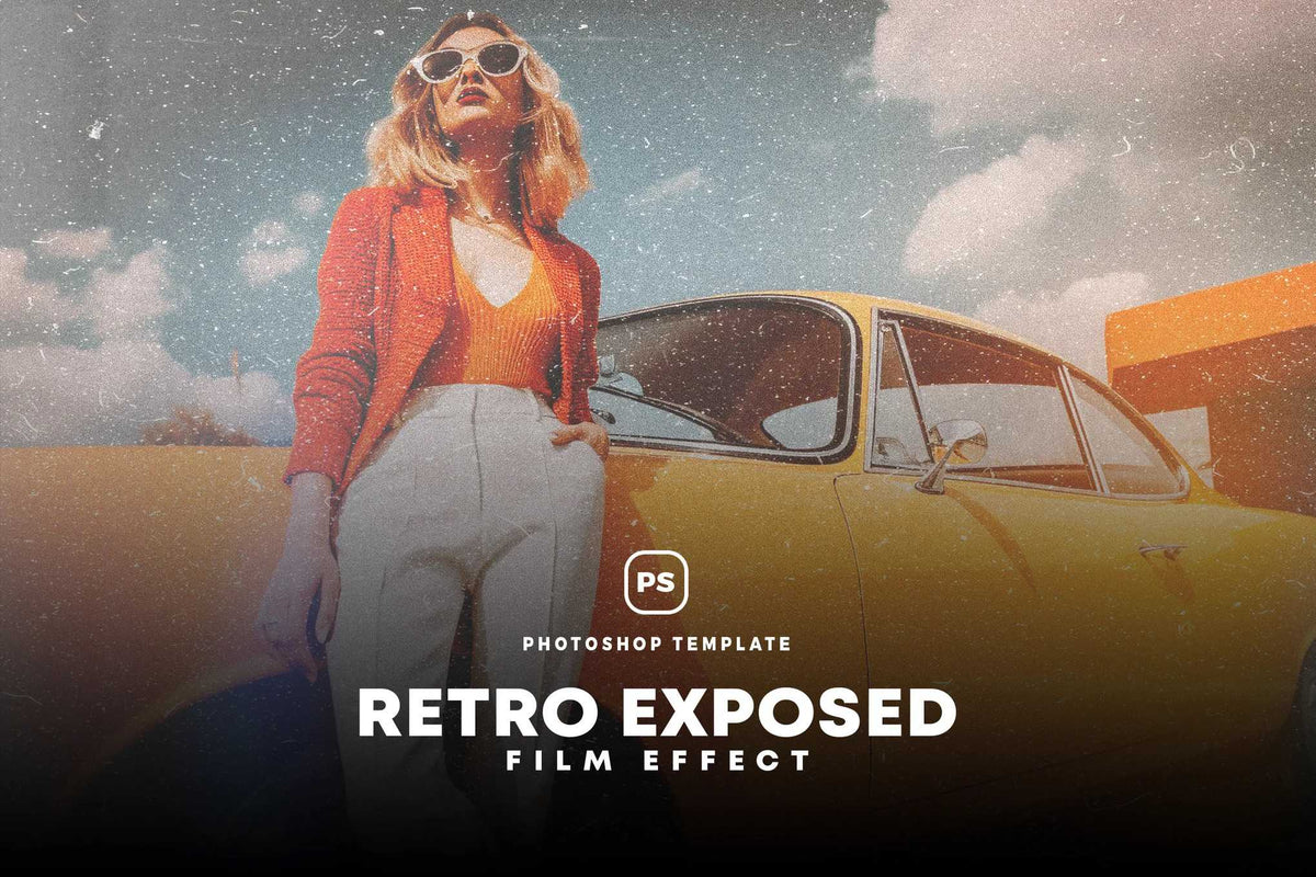 20 Cinematic Vintage Photoshop Effects Pack