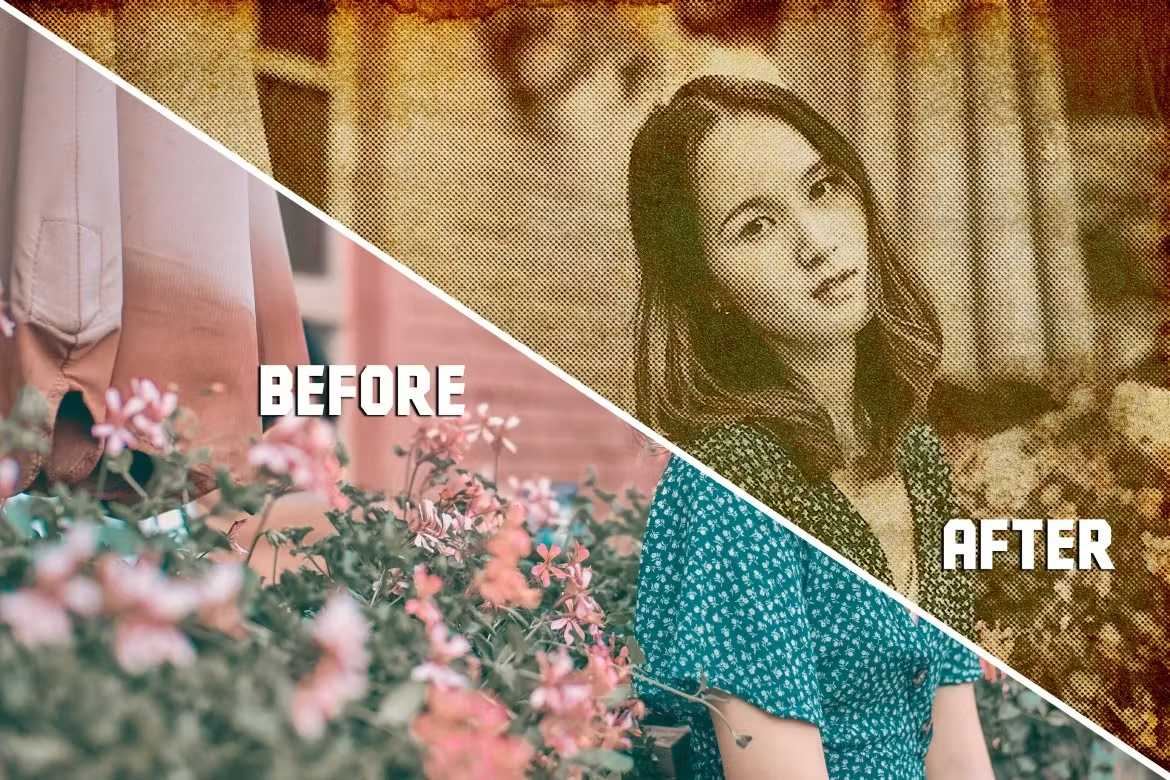 22 Retro Chic Photoshop Templates Bundle - Photoboto