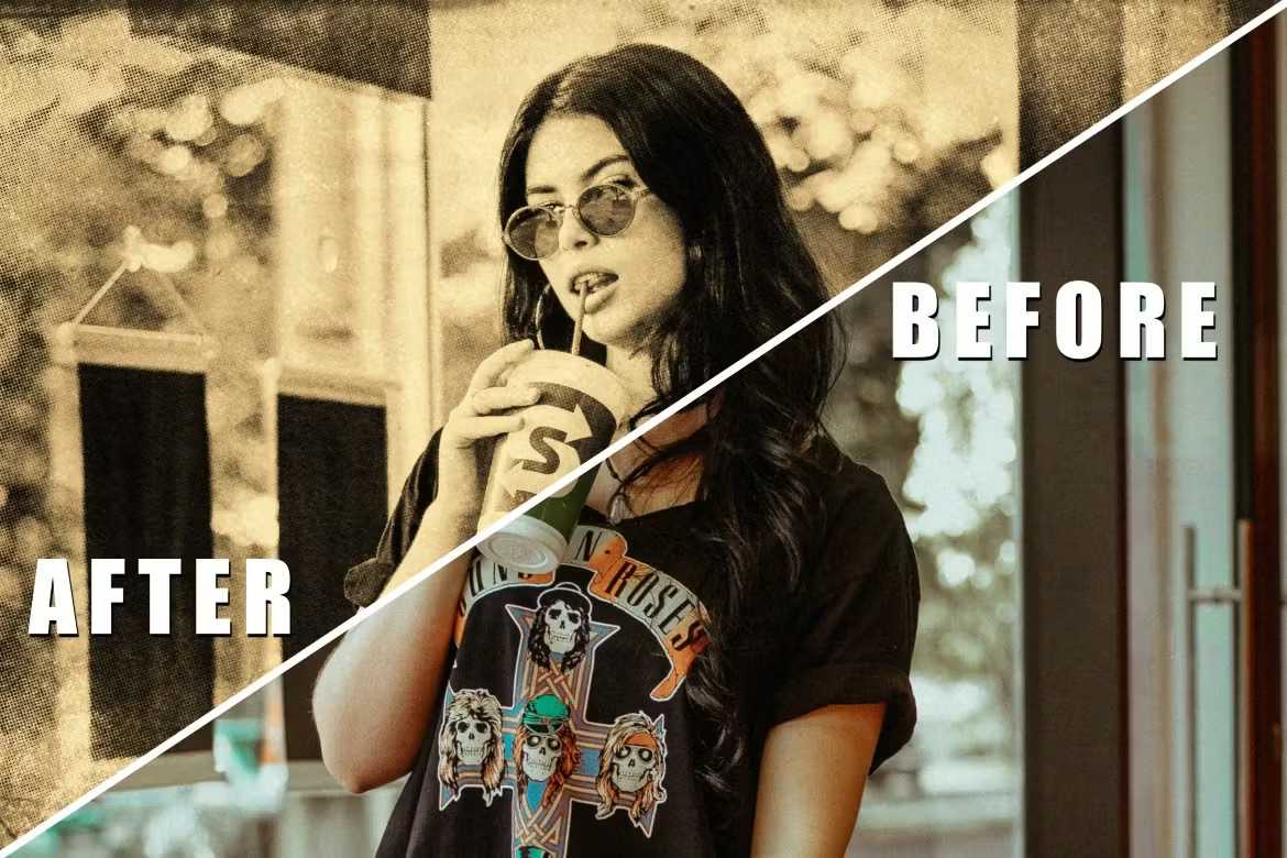 22 Retro Chic Photoshop Templates Bundle - Photoboto