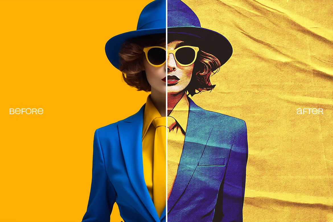 21 Heritage Retro Photoshop Templates Set - Photoboto