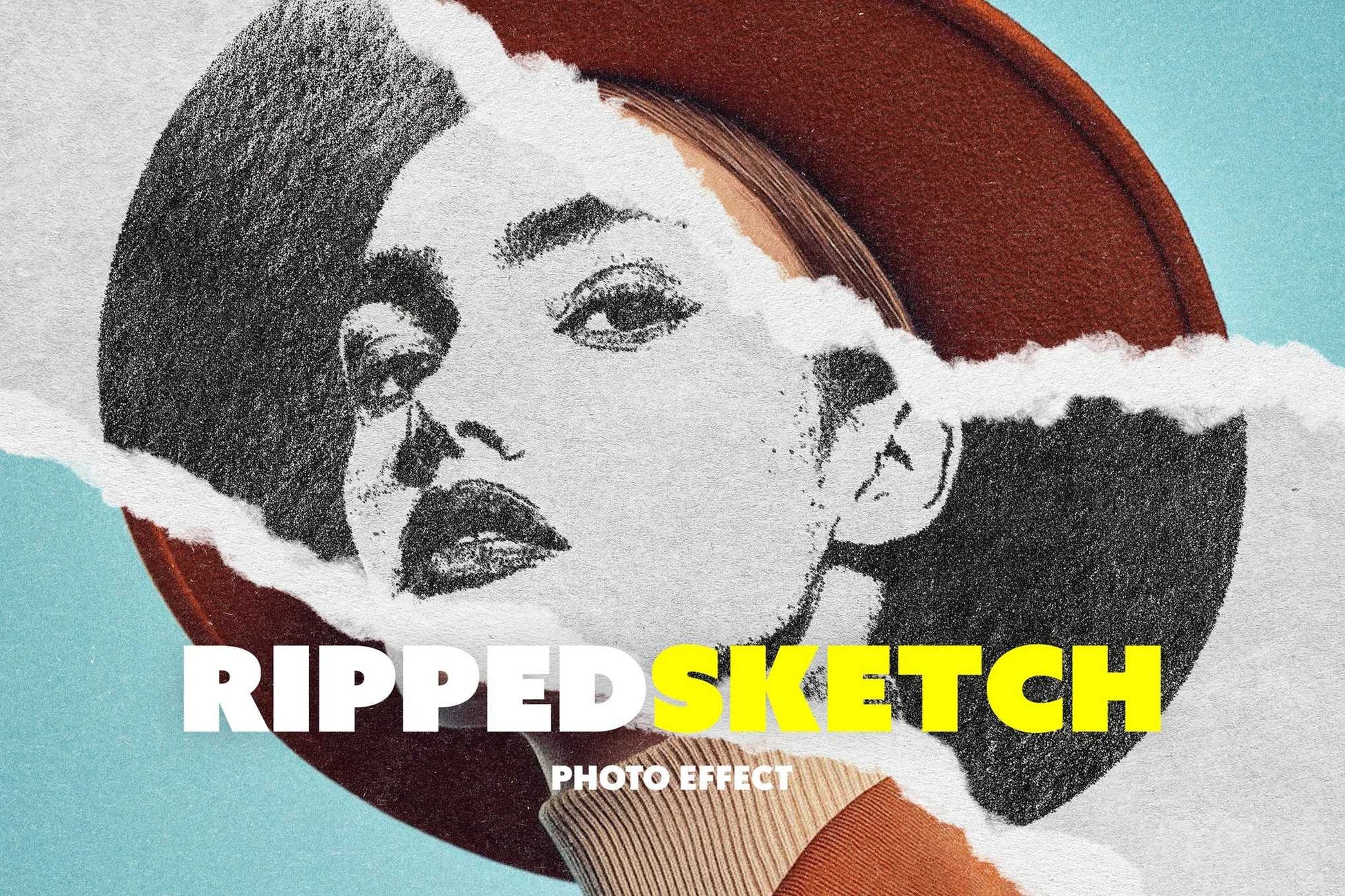 22 Sketch & Paint Photoshop Effects Bundle - Photoboto