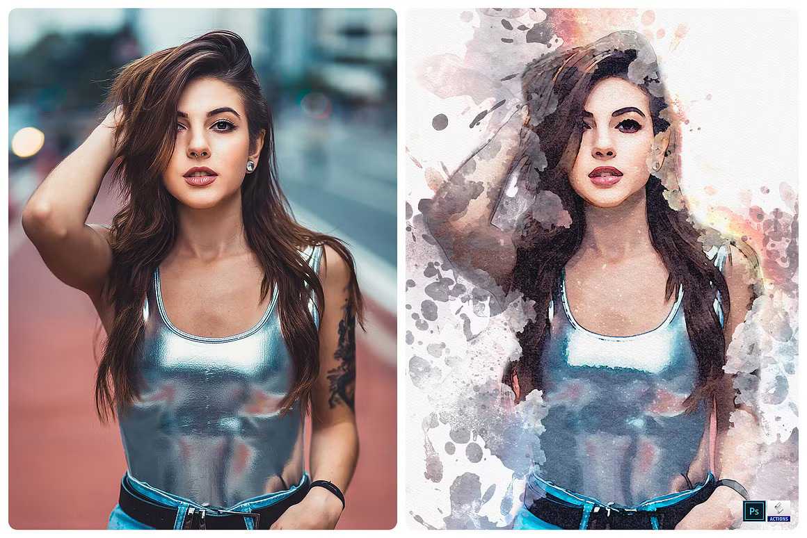 16-In-1 Extravagant Photoshop Actions Bundle - Photoboto