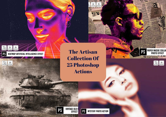The Artisan Collection Of 25 Photoshop Actions - Photoboto